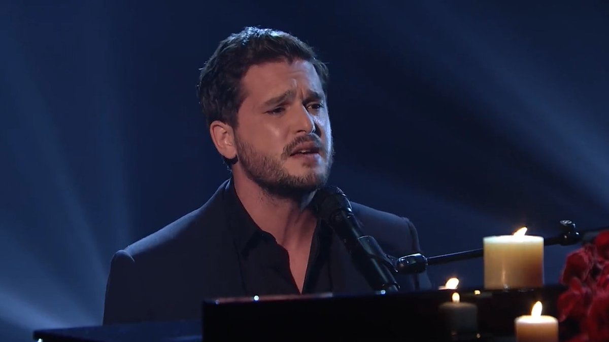Throwback to that time Kit Harington absolutely crushed a performance of train's "Drops of Jupiter" on the spot. #FallonFlashback