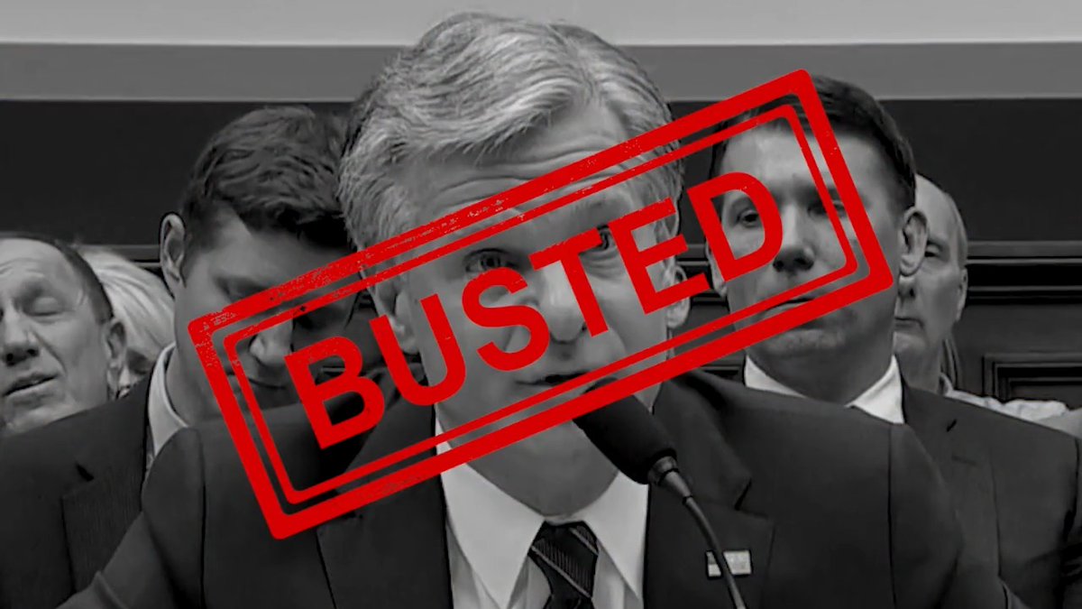 If a private citizen lied to Congress as many times as FBI Director Wray does, they would be America’s Most Wanted!