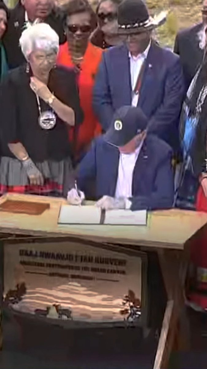 Yesterday, I signed a proclamation to establish the Baaj Nwaavjo I’tah Kukveni—Ancestral Footprints of the Grand Canyon National Monument. Preserving these lands is good not only for Arizona, but for the planet.