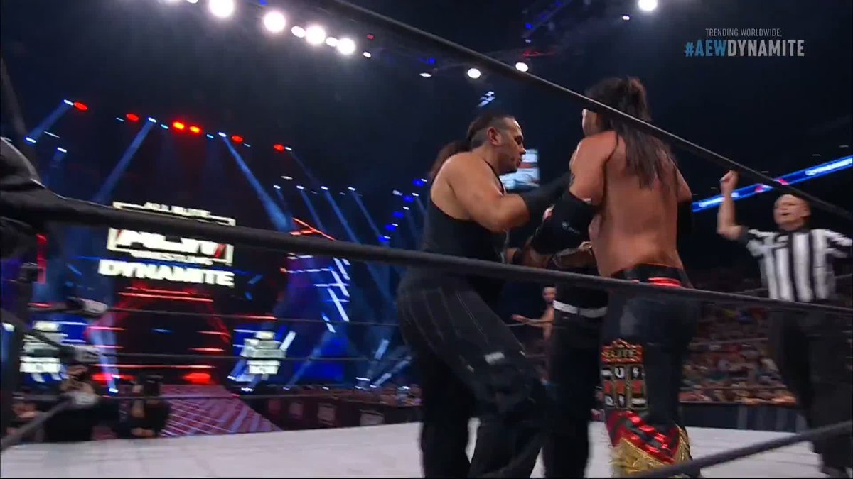 The Hardys take control in the opening moments. Watch #AEWDynamite LIVE on TBS! #BrotherNero DELETED | MATT HARDY | Matt & Nick Jackson