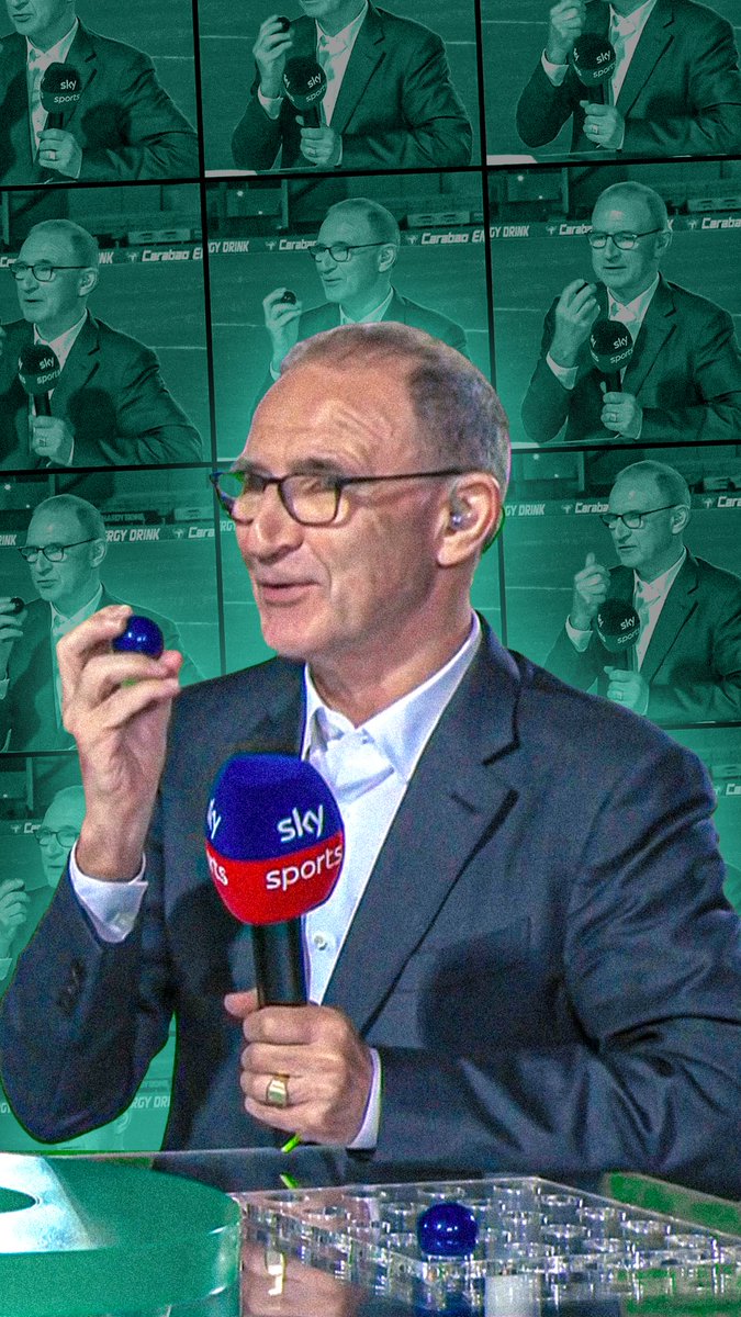 "Why are you talking into the ball?" 🤣🤣 Martin O'Neill's Carabao Cup draw is hilarious!