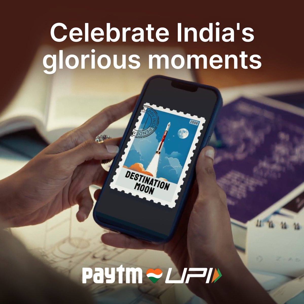 Hum chaand ko chu kar aaye. Par manzil chaand se bhi aage hai🇮🇳 Paytm celebrates India's moments in history that continue to inspire the Pioneers of tomorrow. #FreedomFestival Explore all 16 stamps &amp; win up to ₹1000 Cashback: India Kahe, #PaytmKaro❤️