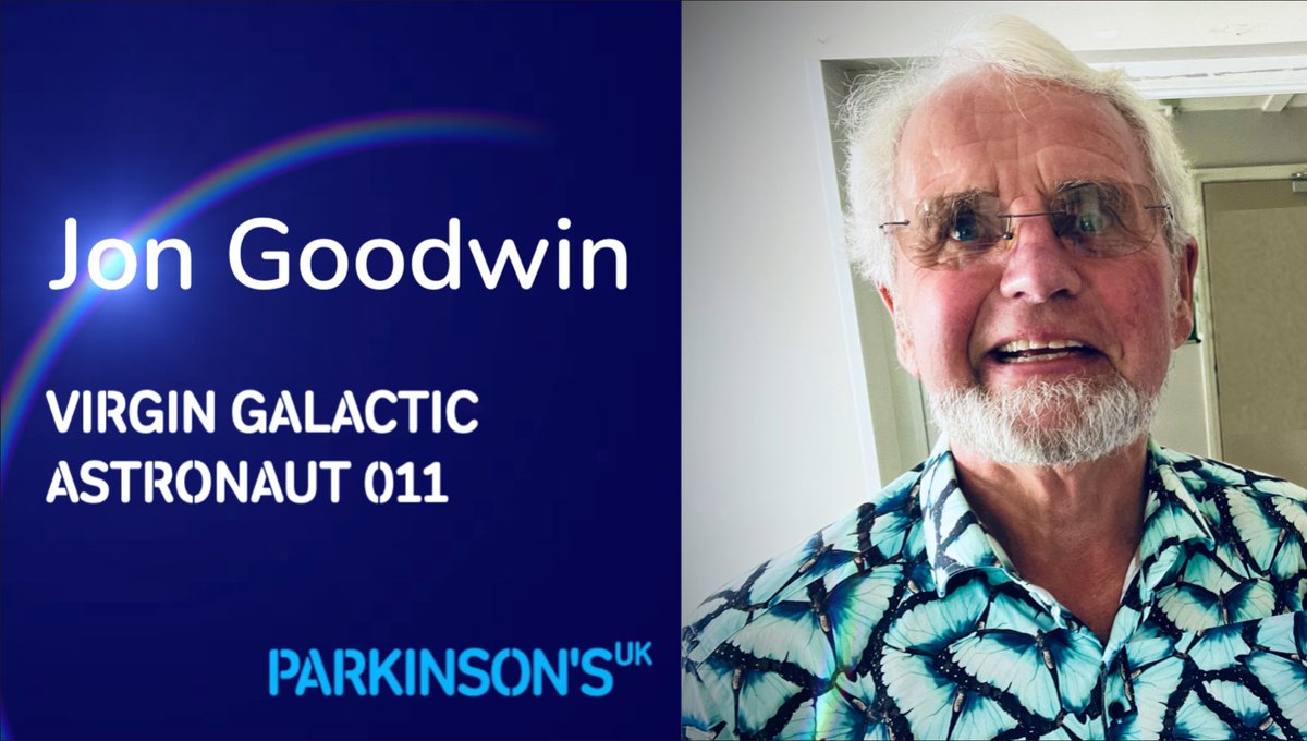 At 80 years old, Jon Goodwin has become the second person with Parkinson’s to travel into space. 🚀 Parkinson’s will not stop Jon and Virgin Galactic has made his lifelong dream of going into space a reality. This is his story 👇🏽