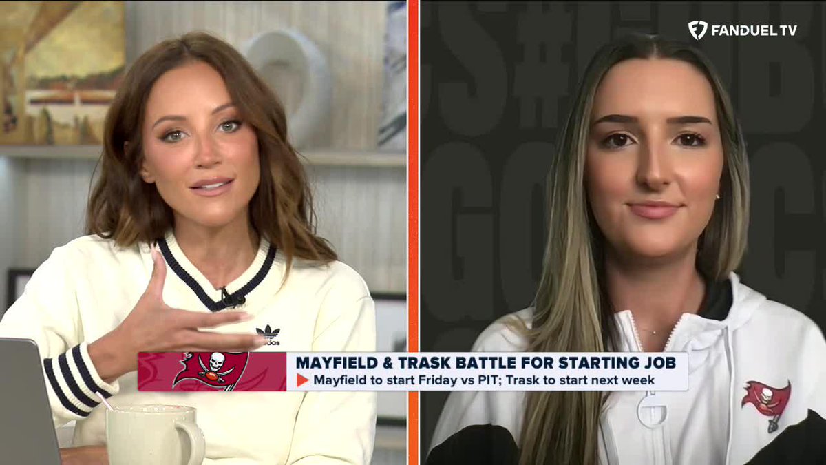 The QB1 spot is still up for grabs between Baker Mayfield and Kyle Trask. jill has more insight on the vibes Tampa Bay Buccaneers camp. 📺: FanDuel Television Horse Racing Network | Kay Adams