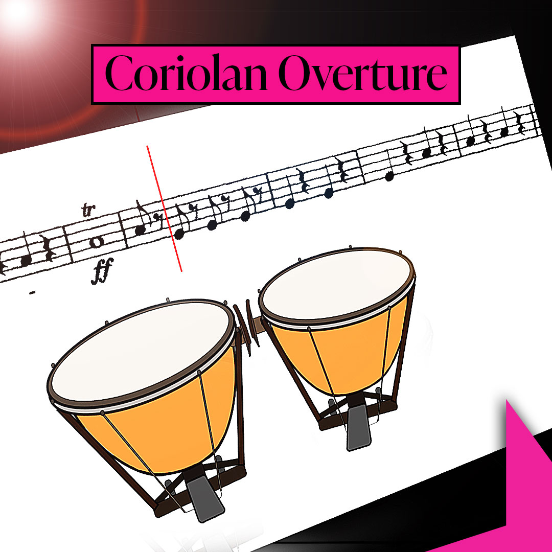 Ever fancied a go at the timpani? 🥁 Here is Beethoven’s mighty Coriolan Overture. Don’t forget to count your bars rest! 🎶 Watch the whole movement over on our YouTube channel. 👀 #timpani #beethoven