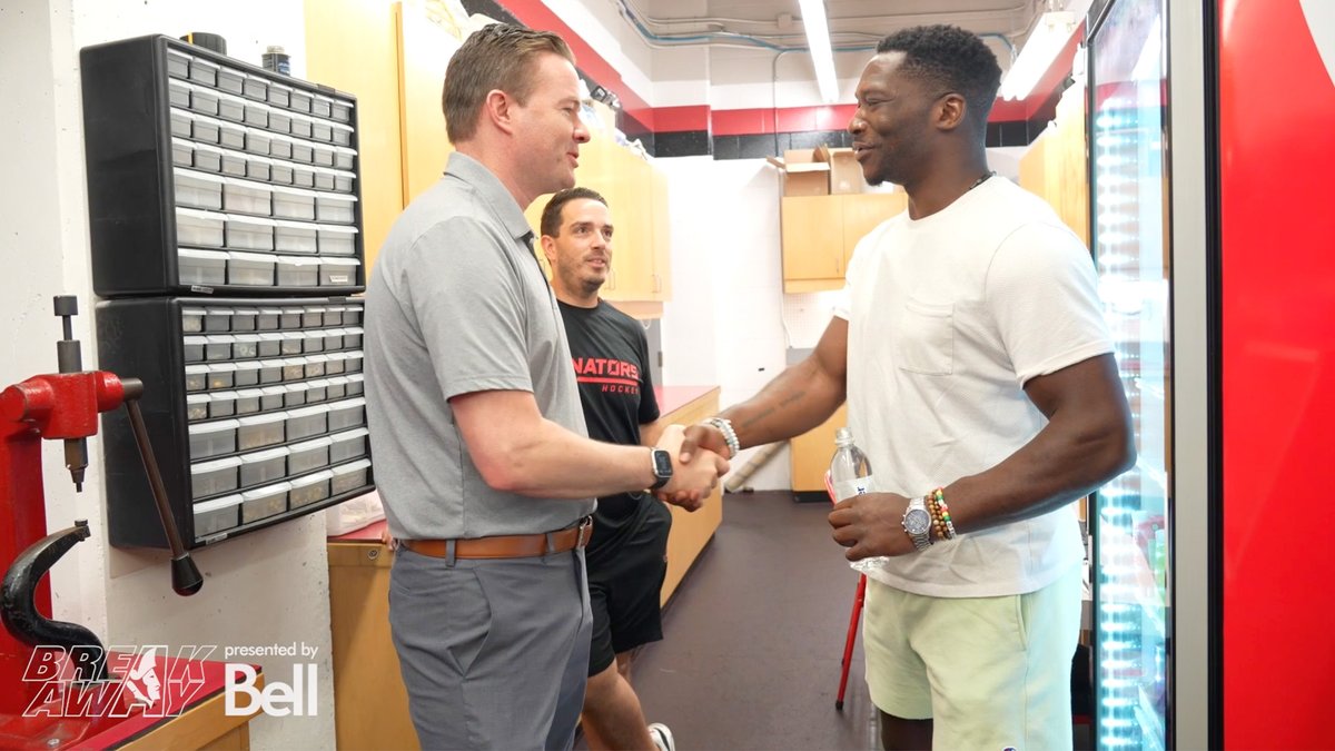 Go behind the scenes with Boko Imama during his first trip to Canadian Tire Centre with the #Sens as he met with staff, some teammates and even got in a few practice shots! Breakaway presented by Bell | #GoSensGo