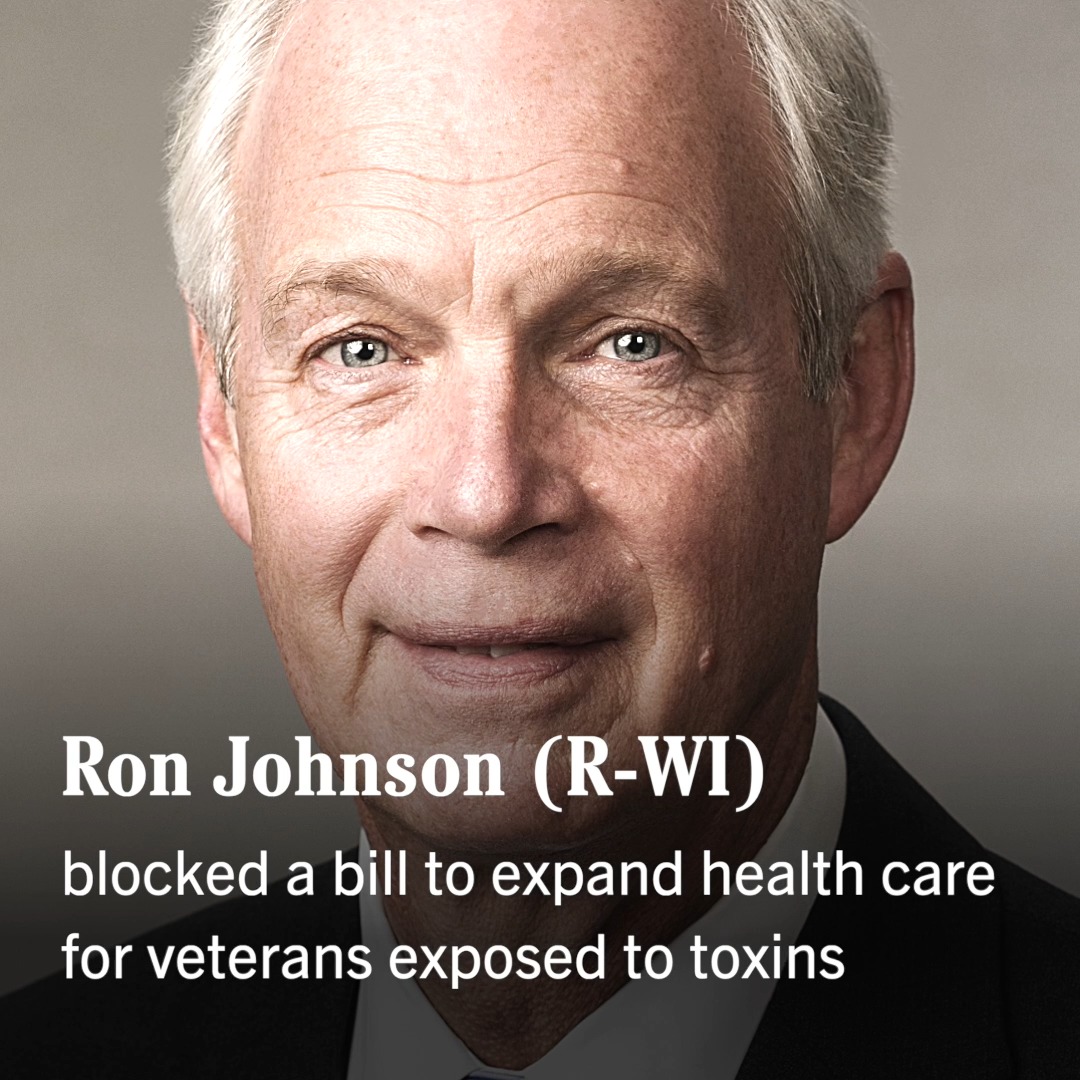 One year ago, President Joe Biden signed the PACT Act to expand health care for veterans. These Republican senators voted to block it.