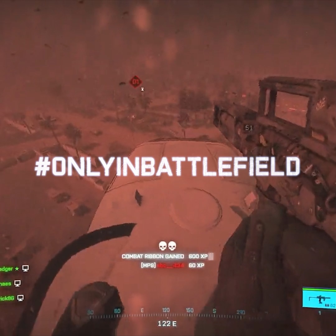 Explosive #OnlyInBattlefield moments are here ๐คฏ๐ฅ Send us your epic gameplay moments from the #Battlefield using #OnlyInBattlefield for the chance to be featured next ๐