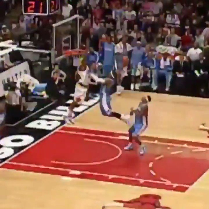 Just in case you forgot, here’s Carmelo Anthony throwing down for 60 seconds straight 🔥