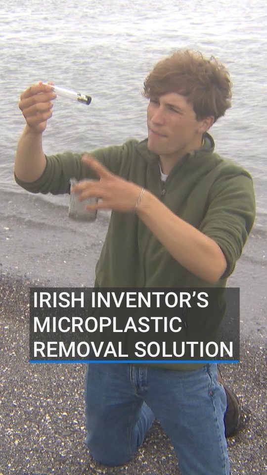 "I felt like I had to do something." Meet the young Co Cork inventor who is making waves after developing an award-winning solution for removing microplastics from water |