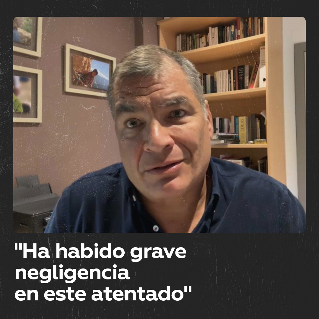 El expresidente de Ecuador, Rafael Correa, criticó el protocolo empleado por el servicio de seguridad que acompañaba al candidato presidencial a las elecciones anticipadas Fernando Villavicencio previo a su asesinato