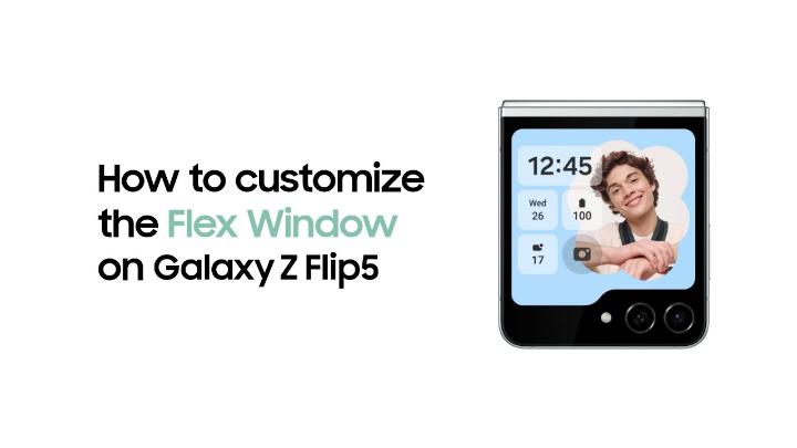 A bigger screen means more space to express yourself. Find out how to customize widgets, clocks and more on the expanded Flex Window. #GalaxyZFlip5 #GalaxyHowTo #Samsung
