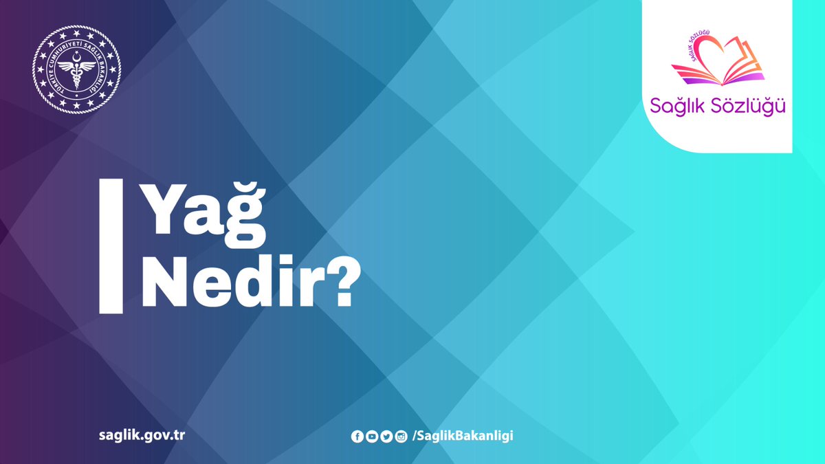 📹 Yağ Nedir? #SağlıkSözlüğü