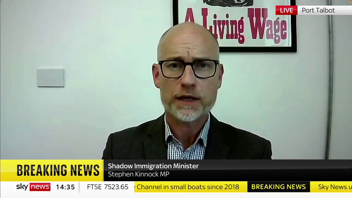 Shadow Immigration Minister Stephen Kinnock says the government's process for asylum seekers is "too slow, too little, too late." 📺 Sky 501, Virgin 602, Freeview 233 and YouTube