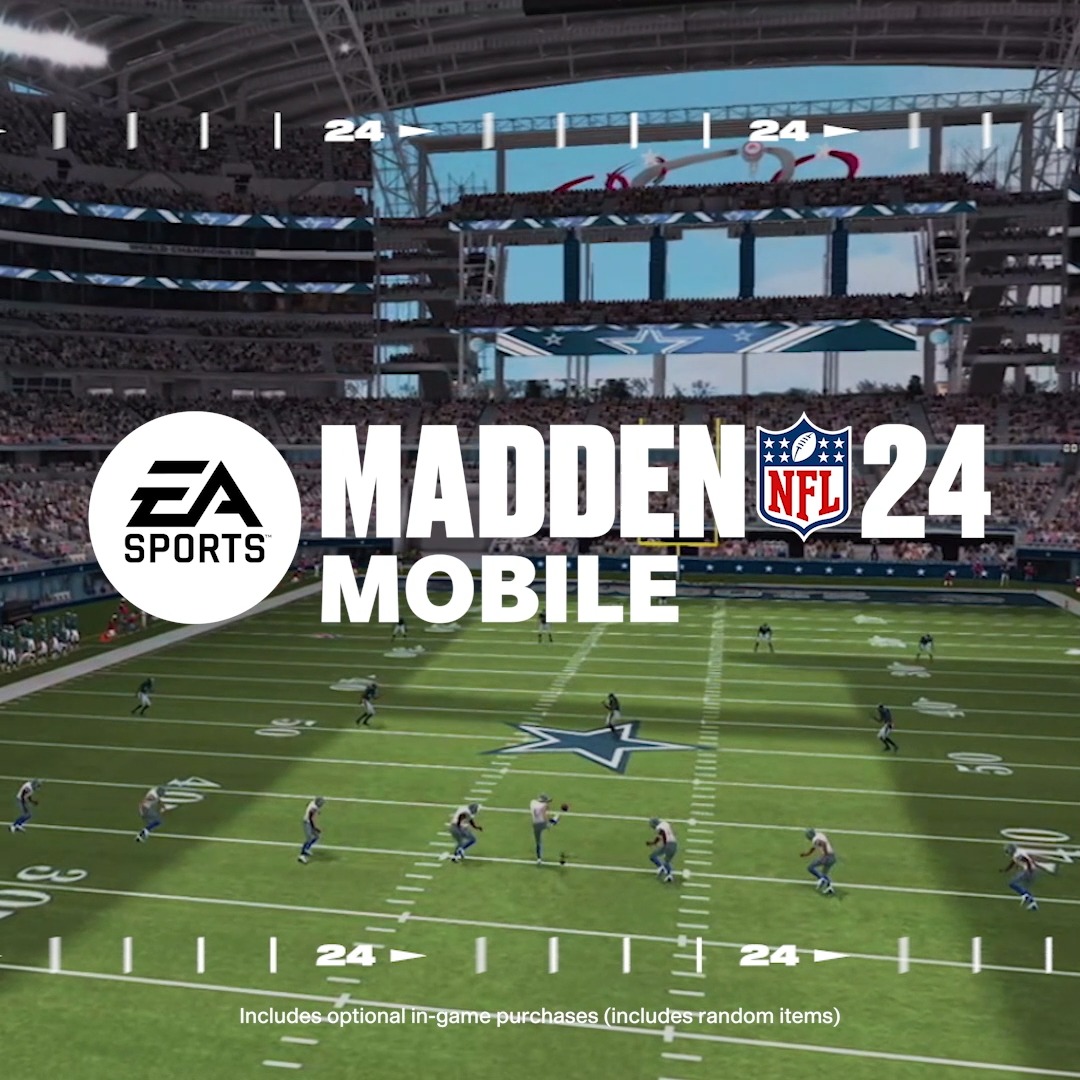 Can't wait to get your hands on #Madden24⁉️ Download Madden NFL Mobile &amp; build your Ultimate Team to compete in NFL events Download today!