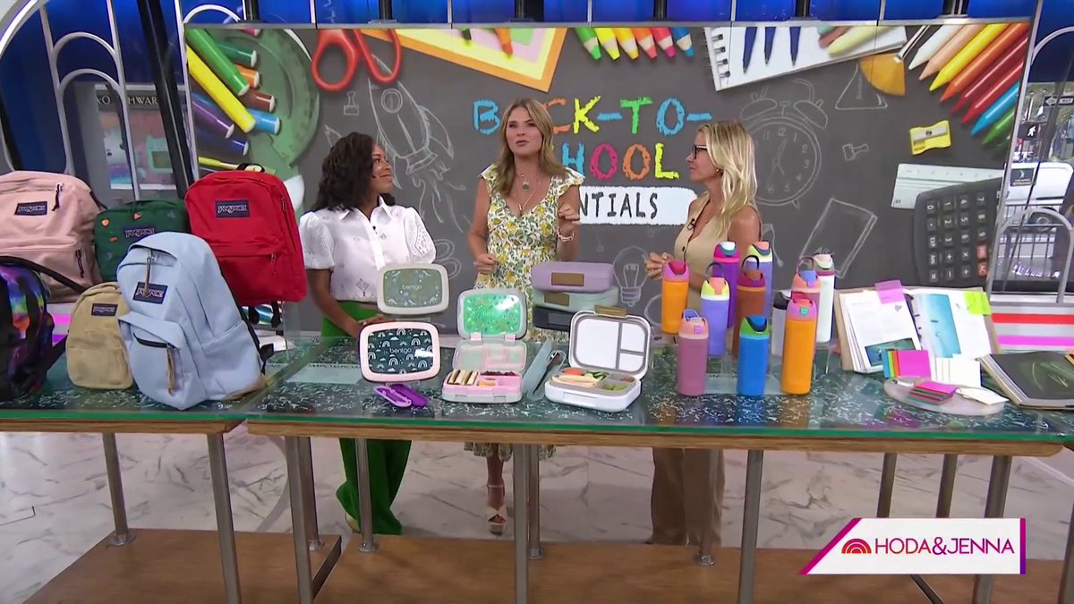 From JanSport bags to the viral leak-proof @Owalalife bottles, TODAY lifestyle contributor Meredith Sinclair has your back-to-school shopping list covered. 📝