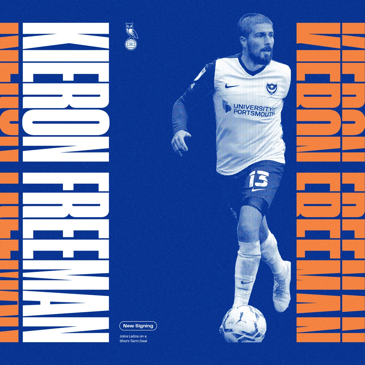👊 Freeman's here! #oafc