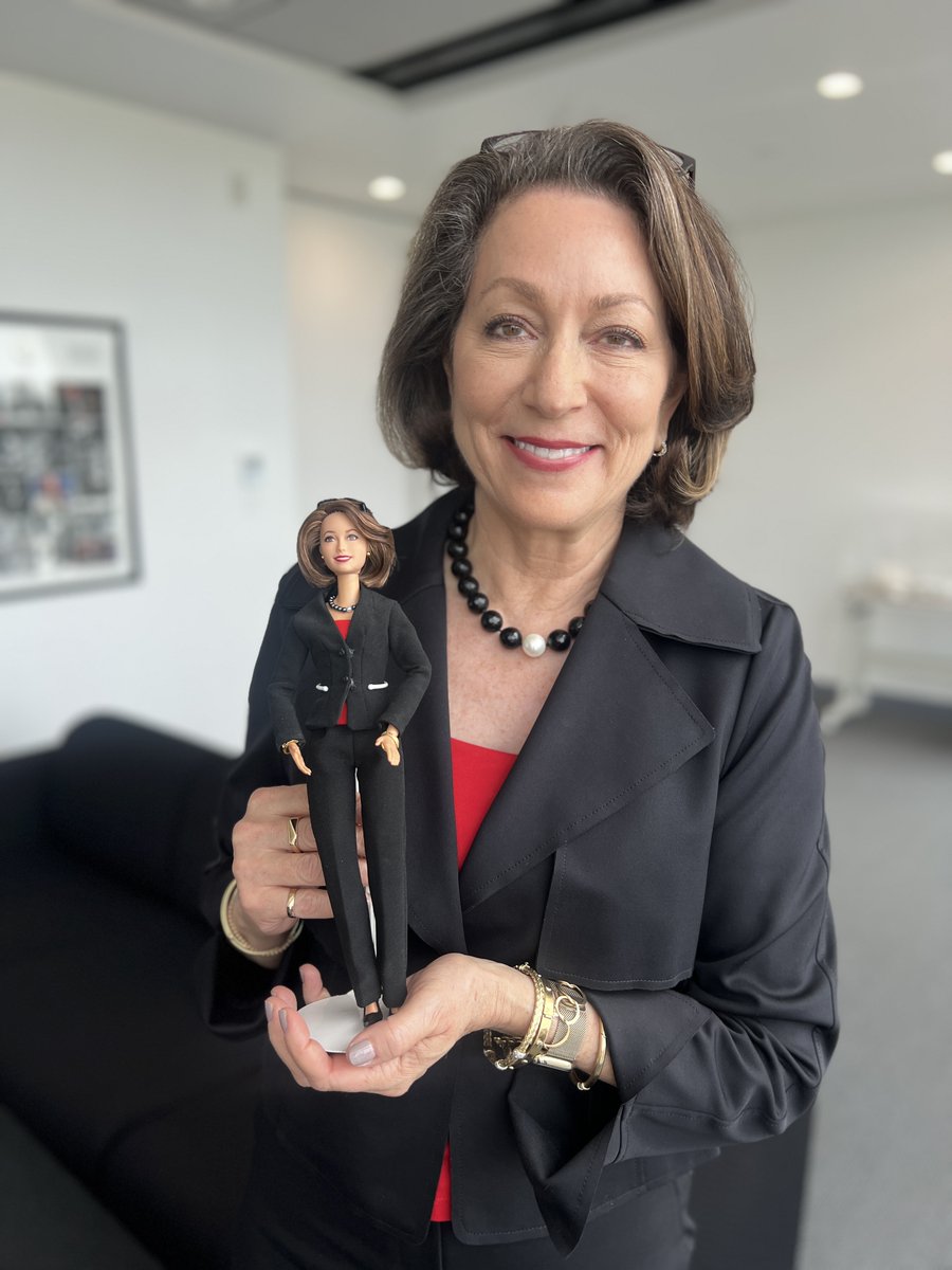 Our boss, GBH President &amp; CEO Susan Goldberg, has her own #Barbie. And the details are fantastic!