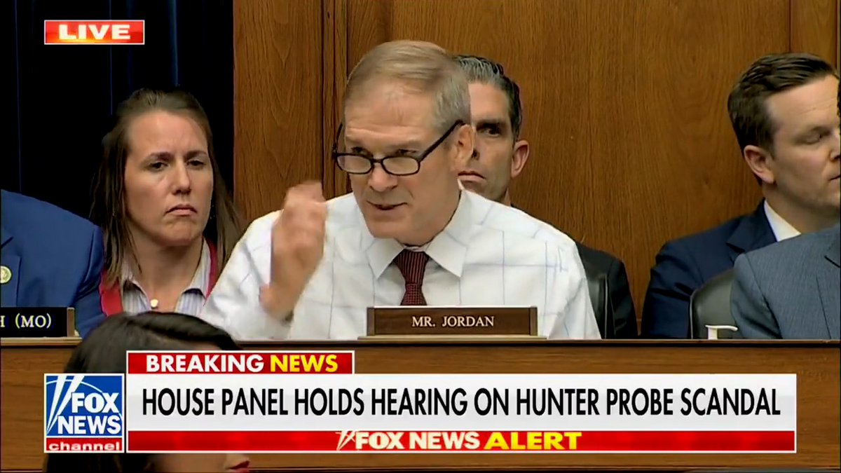 🚨🚨WATCH🚨🚨 House House Judiciary GOP 🇺🇸🇺🇸🇺🇸 Chair Rep. Jim Jordan highlights why David Weiss CANNOT be trusted to conduct a thorough investigation into Hunter Biden.