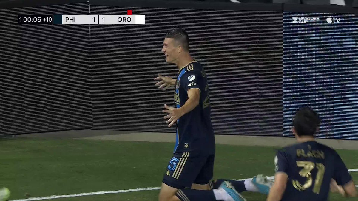 PHILADELPHIA UNION 101ST MINUTE WINNER TO BOOK A SEMIFINAL MATCHUP VS. INTER MIAMI 😱 (via Major League Soccer)