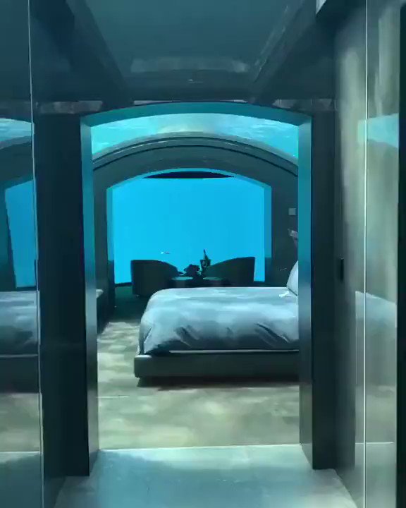 The Muraka was the Maldives’ and the world's, very first underwater hotel suite. I was sent this post with a suggestion that a stay here would ensure the most relaxed weekend rest. To be honest, I don’t think I would get a wink of sleep…I would stay awake looking for cracks in the glass ceiling…🫤