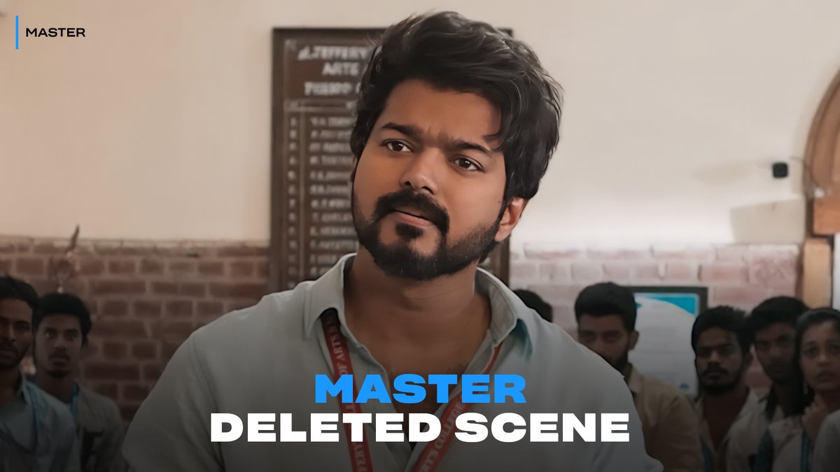 today is a great day to rewatch this deleted scene from Master ✊
