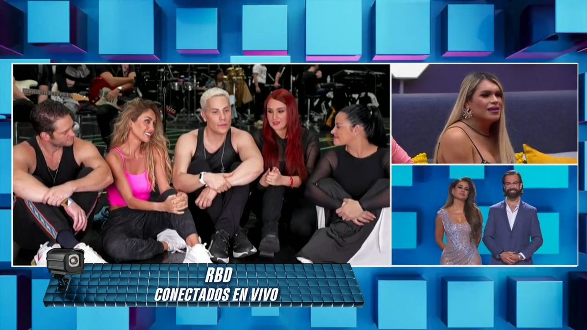 ¡Mis finalistas tuvieron una conexión sorpresa con RBD y recibieron un regalazo! 🤩💖 Revive gratis las galas de #LaCasaDeLosFamososMx a través de ViX 🧡 👉