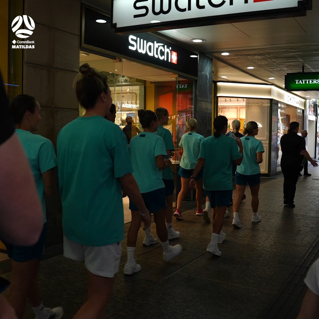 Feeling the love around Brissy! 💚💛 #Matildas #FIFAWWC #TilitsDone