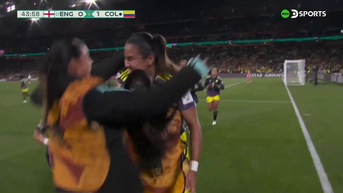 Leicy Santos, ante la campeona de Europa. GOLAZO.