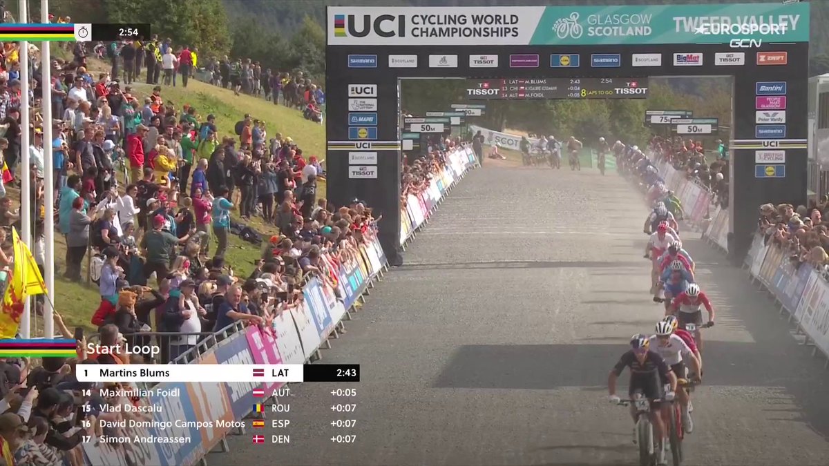 🚵🌈 | AH NEEEEEE!!! Een val van Mathieu van der Poel en het is al voorbij voor de alleskunner! 😱😱😱 #GlasgowScotland2023 📺 Koers kijk je bij discovery+