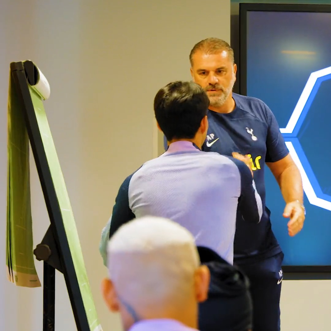 Sat alongside his teammates, watch the moment Ange appointed Sonny as our new Club captain 🫶