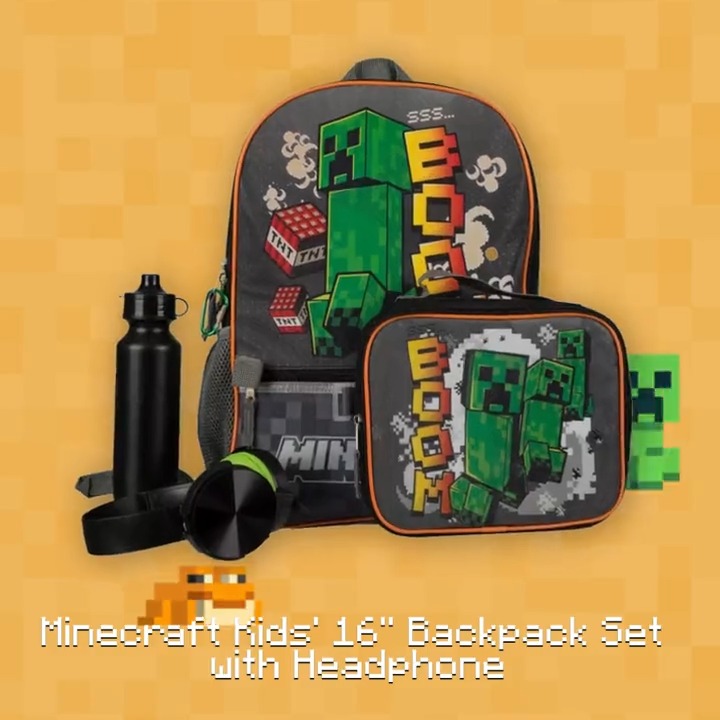 A new adventure awaits.. Time to update your inventory! Head to the Minecraft shop to check out everything you'll need to equip yourself for the epic journey of heading back to school! 🎒