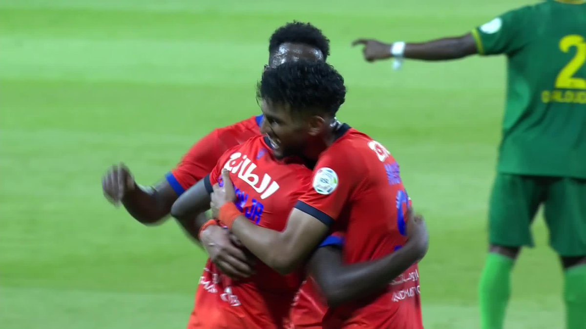 𝐆𝐎𝐀𝐋! Fashion Sakala's first ever goal in the Saudi Pro League for Al-Fayha FC. 🔥