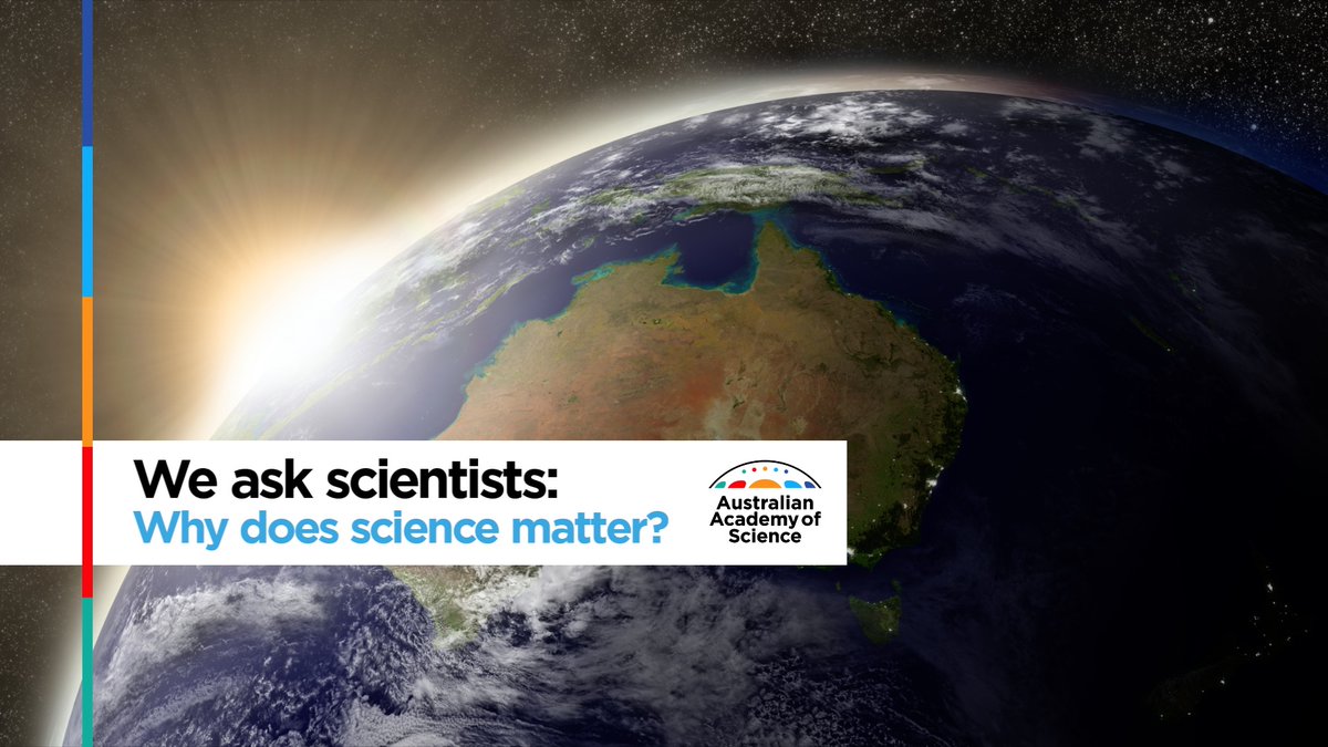 "Without science, we don't have a great hope of survival." Some of Australia's top scientists tell us why science matters. #ScienceWeek