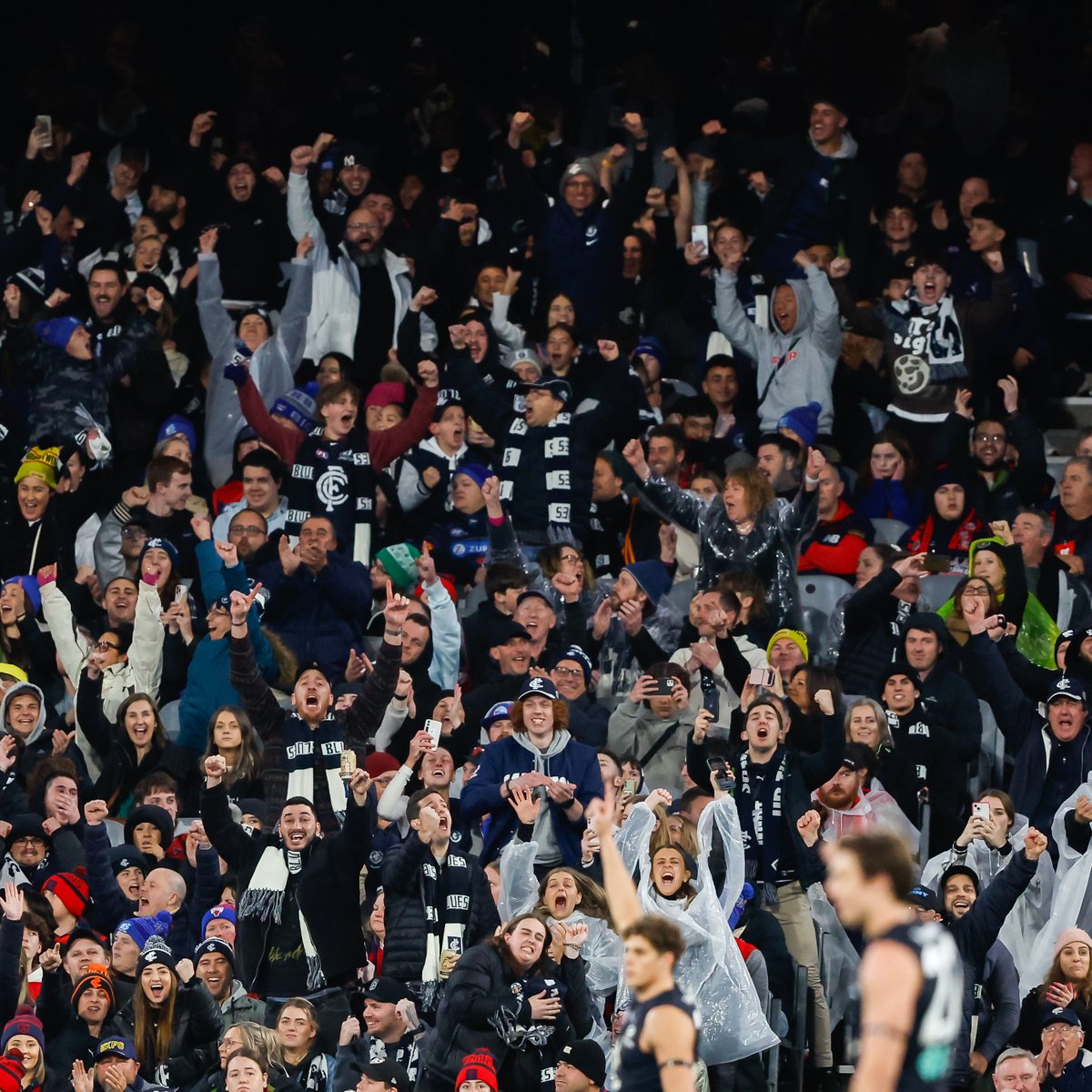 The best. The BEST. Sound up for an all-time Navy Blue 𝐫𝐨𝐚𝐫. 😍