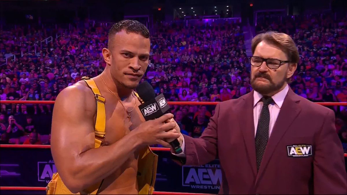 Ricky Starks got a managerโs license?!? Watch #AEWCollision LIVE on TNT! Ricky Saints