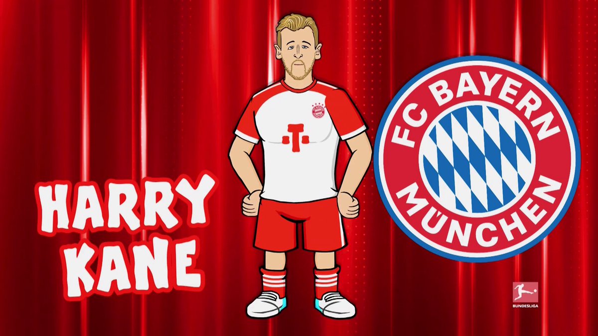 "Harry, Harry Kane!" 🎵 The Bundesliga have made Harry Kane a catchy video for the striker signing for Bayern. (🎥 Bundesliga)