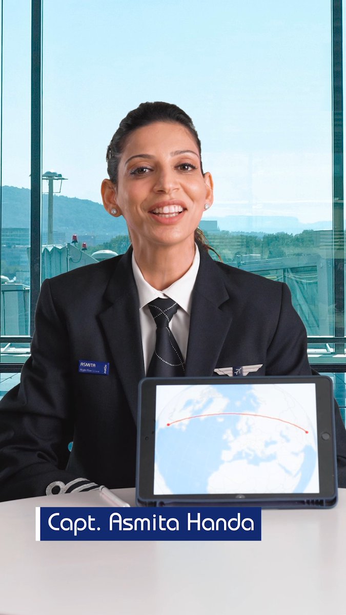Are there pathways in the sky? Do pilots use Google Maps? Capt. Asmita Handa is here to explain how pilots navigate in the sky. #JustPlaneStuff #goIndiGo #Pilot #Aviation