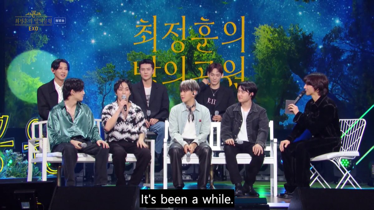 [The Seasons Season 2: Choi Jung Hoon’s Night Park] #EXO makes a grand entrance at "The Seasons' followed by a performance of their hit track, "Growl!" 🌟 For more, click below! #TheSeasons #ChoiJungHoon #EXOL #Growl #KBSWORLDTV KBS 230714 방송