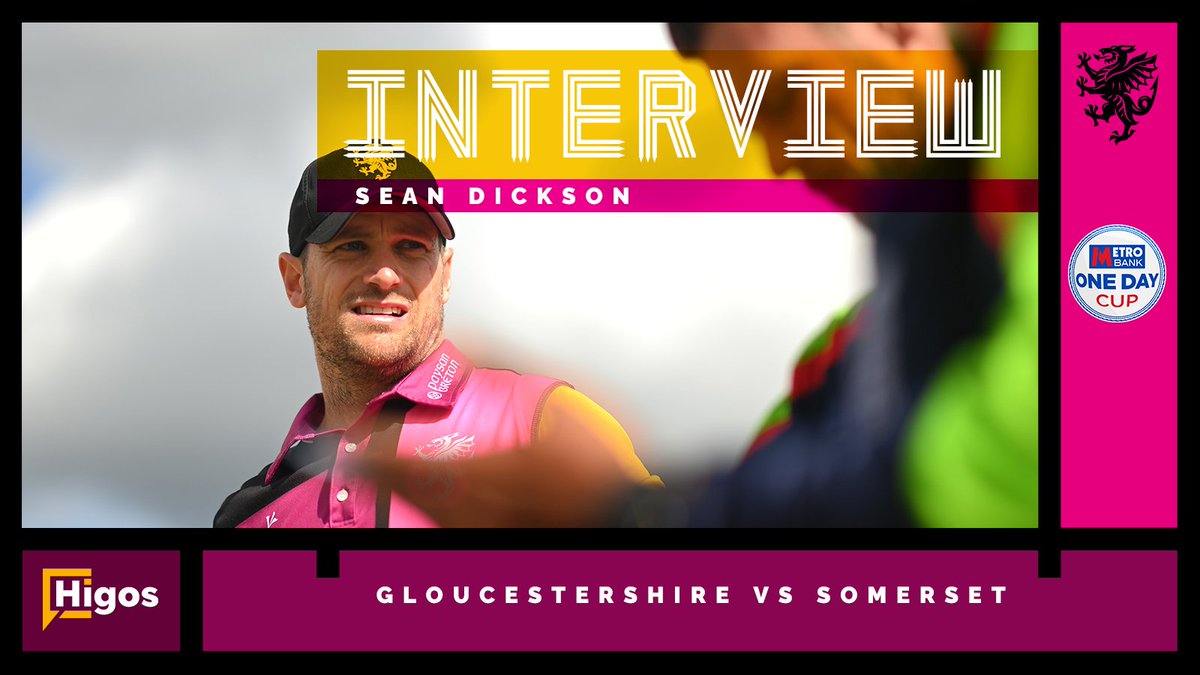 "We've lost 10 players to The Hundred and we are playing against teams that have lost 2 players" Great interview by Sean Dickson after Gloucestershire beat Somerset #GLOvSOM #WeAreSomerset WPA Health Insurance