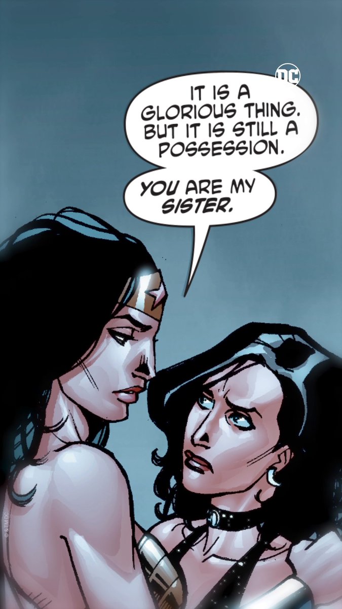 We don’t aspire to have Diana’s power, just her wisdom.