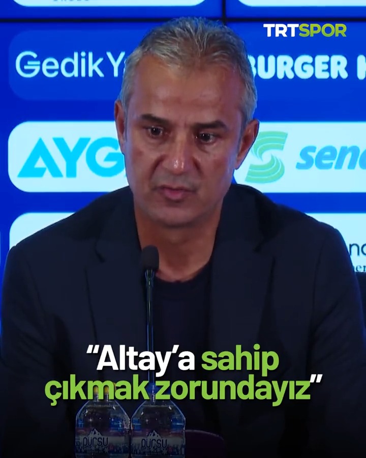 🗣️Fenerbahçe Teknik Direktörü İsmail Kartal: Altay da değerli bir oyuncumuz, ona sahip çıkmak zorundayız. Kaybetmek kolay, önemli olan kazanmak. Altay'a destek çıkmaya devam edeceğiz. Sonuçta bizim kalecimiz.