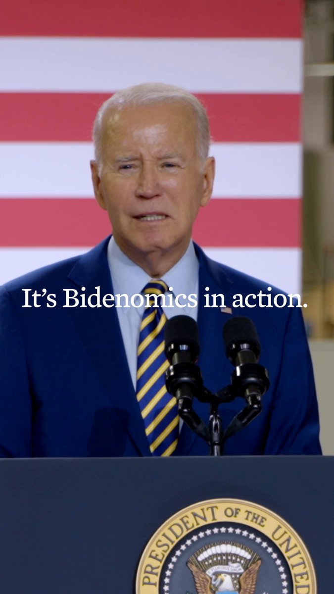 America’s economic momentum is no accident. It’s Bidenomics at work.