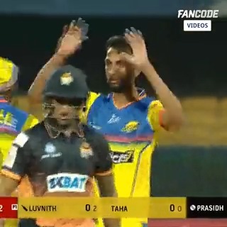 Prasidh Krishna is back....!!!! He picks a wicket in the first over in his return after 1 year in jury break.
