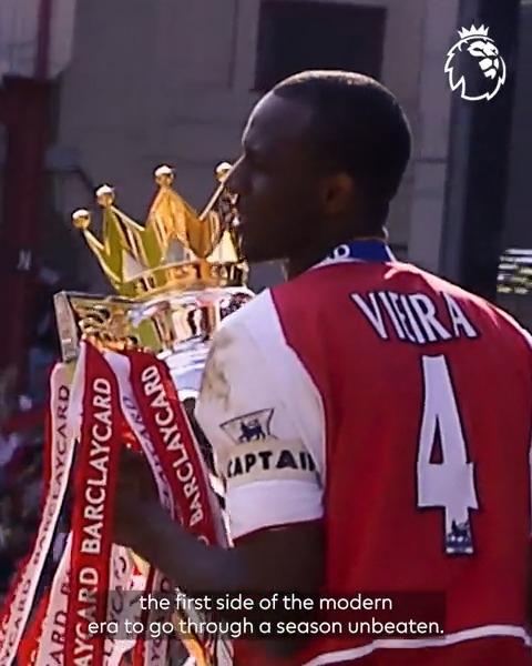 .Arsenal's captain, leader, legend. 👊 What's your favourite Patrick Vieira moment? 💭