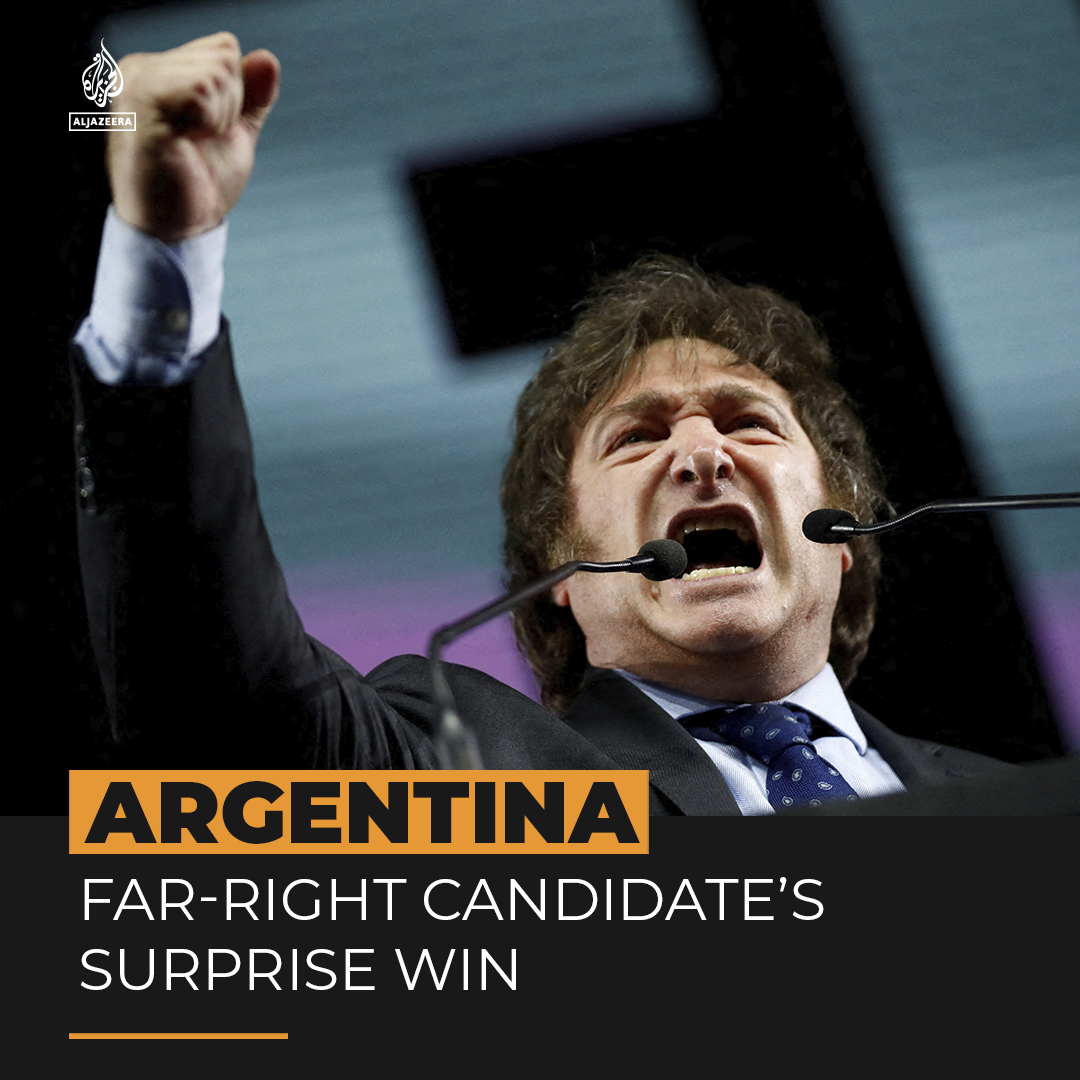 A climate change-denying far-right candidate leads in Argentina's primary elections, a potential preview of the upcoming presidential vote ⤵️