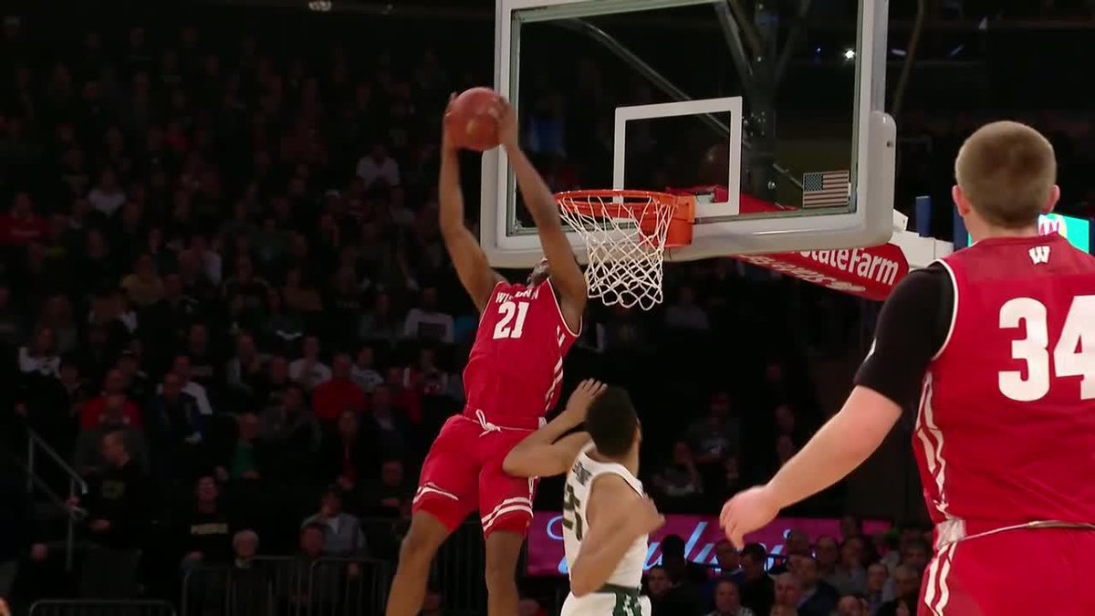 Khalil Iverson is a top __ all-time Big Ten Conference dunker? Enjoy some of his best jams ⤵️. Khalil Iverson x Wisconsin Basketball