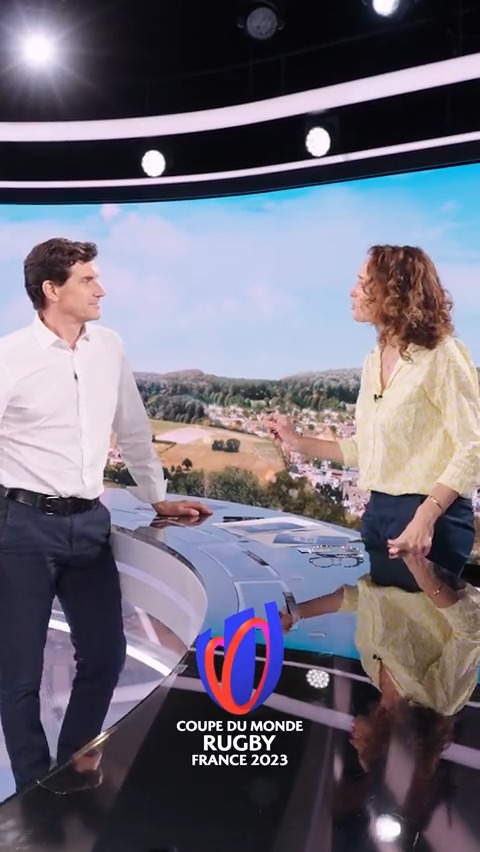 🚨🏉 𝐉-𝟕 🗣️ Marie-Sophie Lacarrau (Marie-Sophie Lacarrau) et Romain Hussenot, rédacteur en chef #LE13H ont un message pour vous 👇 ▶️ SUIVEZ la révélation de la liste des #Bleus pour la "Coupe du monde de rugby" par Fabien Galthié 📲 Rendez-vous : Lundi 21 août à 13H sur TF1 #RWC2023
