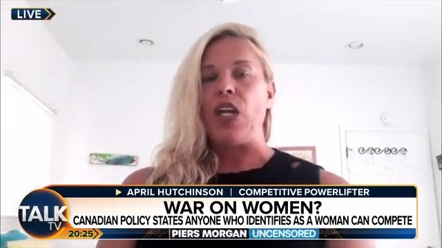 "A lot of women yesterday dropped out of the competition because they knew that Anne [Andres] would be lifting." Powerlifter April Hutchinson says the federation is 'doing nothing' amid concerns over a trans woman competing in the female category. April Hutchinson | @RooLockwood