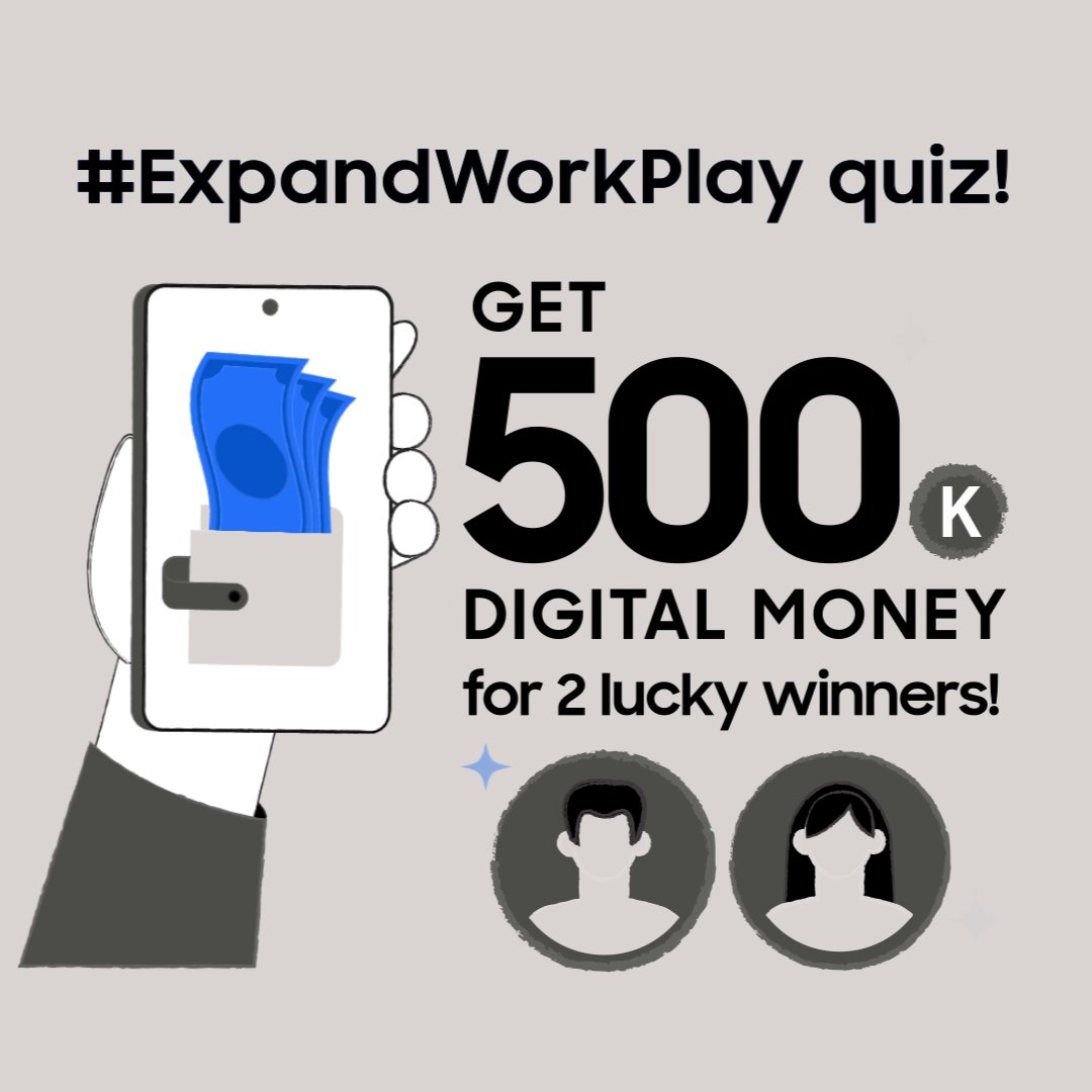 Yuk, jawab kuis ini &amp; dapatkan digital money 500K untuk 2 pemenang!🤩✨ Tonton video #GalaxyTabS9 Series dari Iyas, Jafron &amp; Rachel berikut ini, video mana yang paling cocok dengan passion kamu? Reply jawaban kamu + hashtag #ExpandWorkPlay #GalaxyTabS9 Series #UnboxingTabS9Quiz